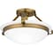 Quoizel Elderwood 2-Light Weathered Brass Semi-Flush Mount QSF5581WS - alternate 2